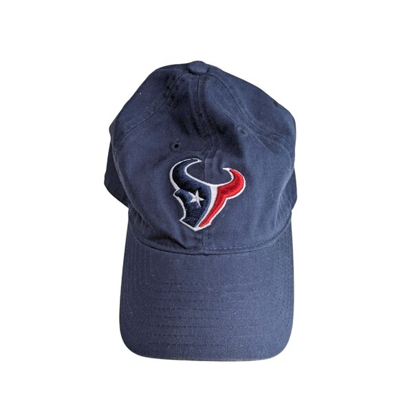 Houston Texans NFL Team Navy Cotton Adjustable Baseball Cap - Picture 1 of 5